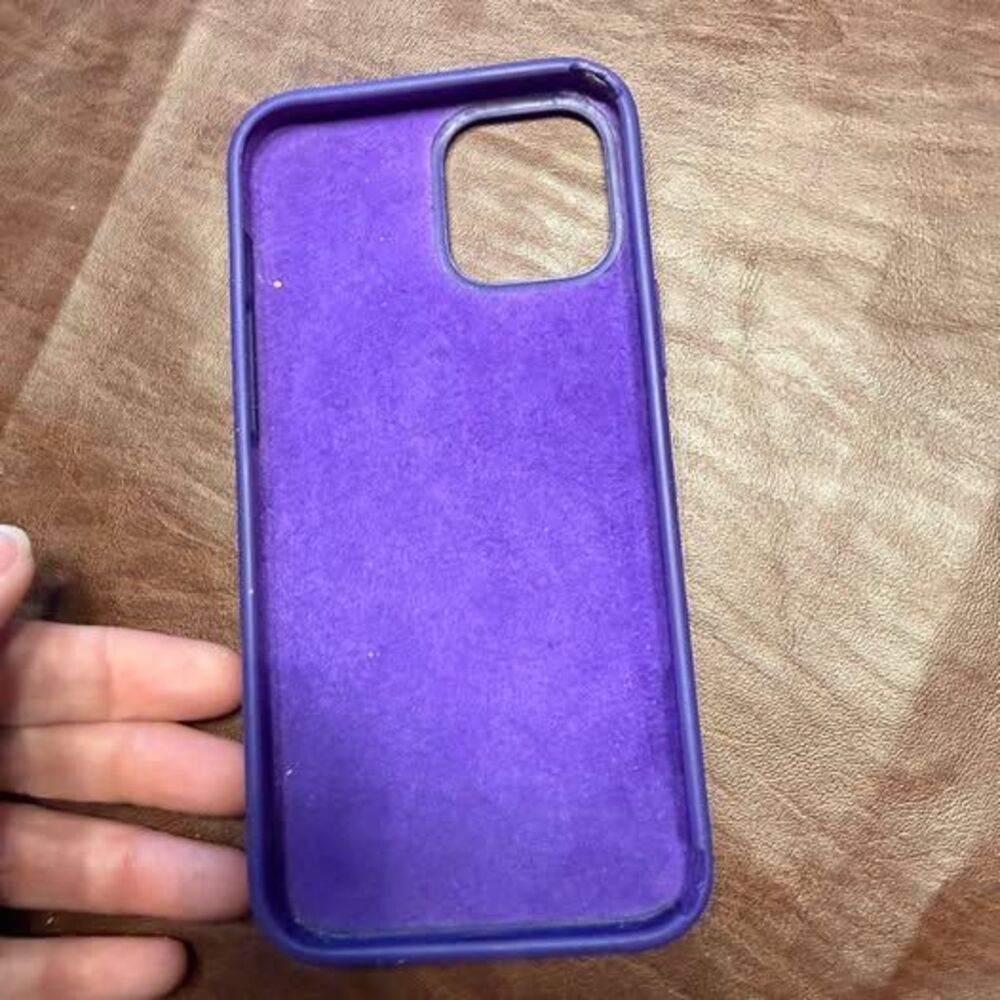 Purple iPhone Case with Star Accents